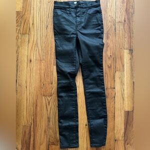 Madewell High Rise Coated Skinny Jeans